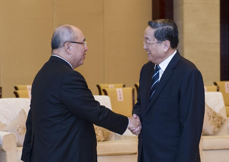 CHINA-NANNING-YU ZHENGSHENG-WU PO-HSIUNG-MEETING (CN)