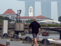 Haze looms over Singapore River