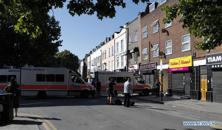 At least 1 killed, 10 injured as van hits pedestrians in north London